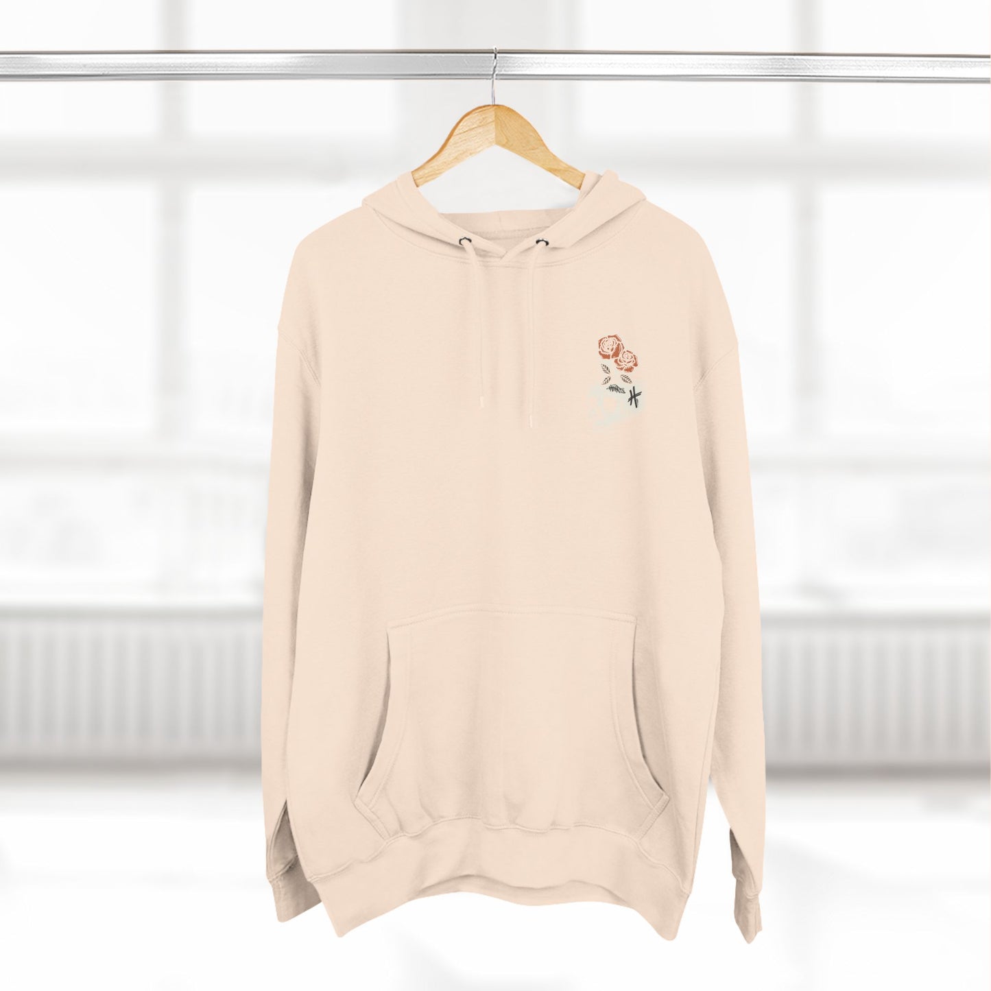 HASHTAGZ SKULLiROSiS HOODIE DESIGNS BY THC