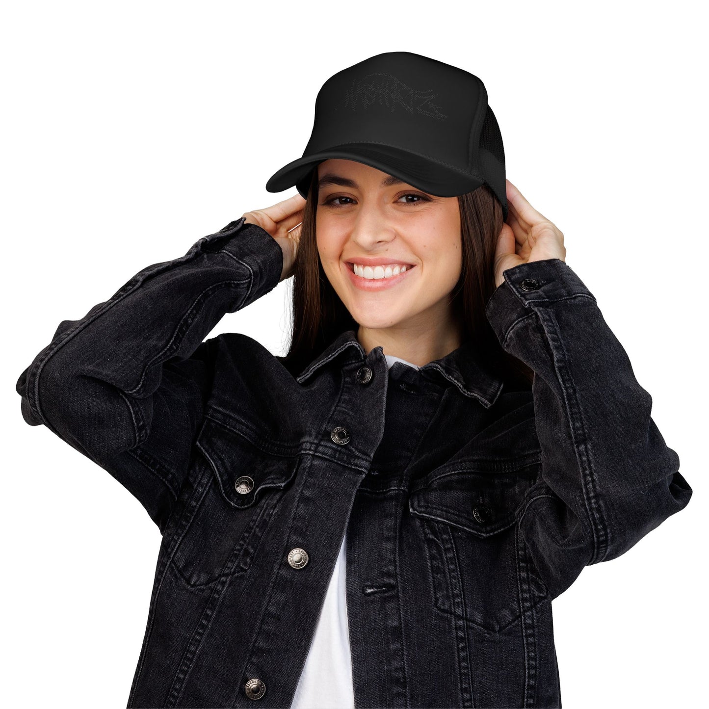 HASHTAGZ® ~ TAGGED UP! - Embroidered Foam Trucker Hat with Unique Design | Stylish Gift for Outdoorsy Souls, Fishing, Nature Lovers, Summer Events