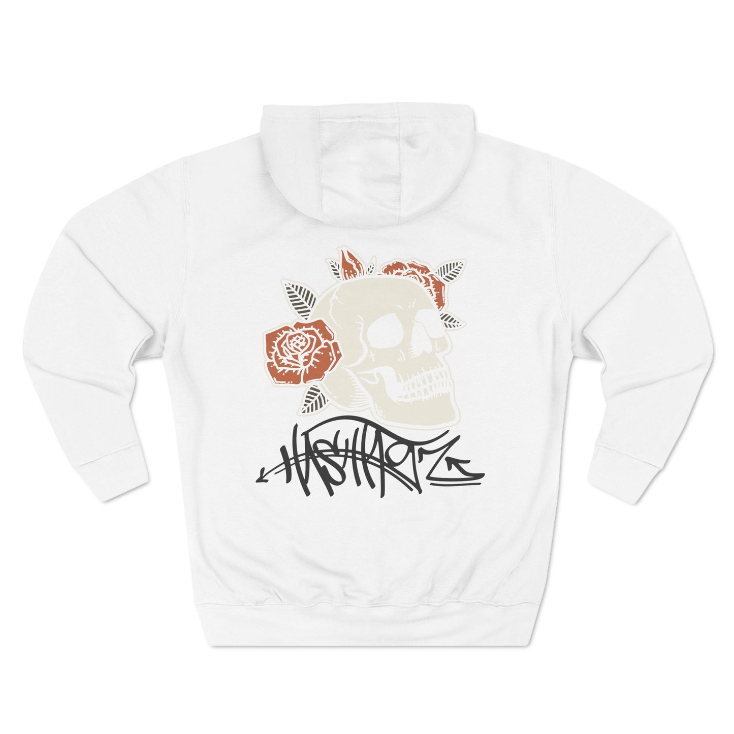 HASHTAGZ SKULLiROSiS HOODIE DESIGNS BY THC