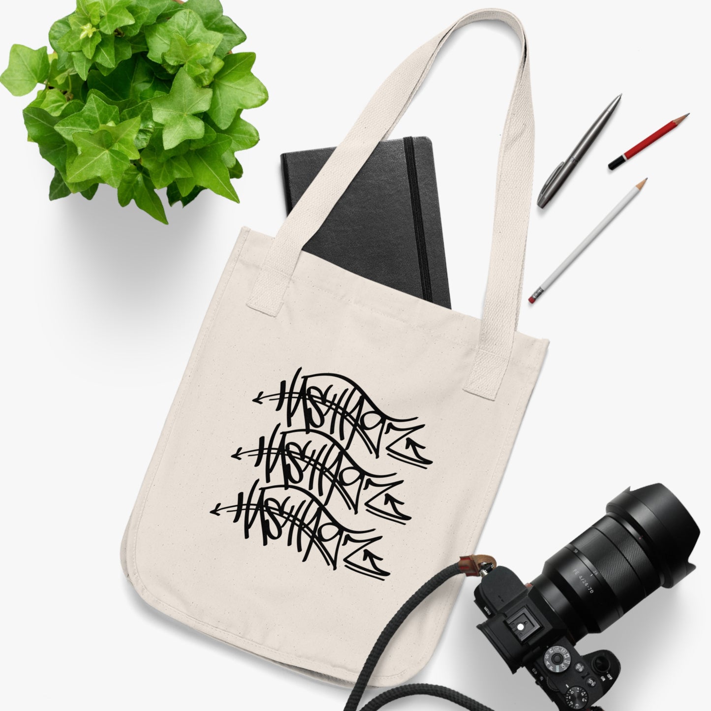 HASHTAGZ® Tote Bag, Eco-Friendly Gift, Everyday Use, Grocery Shopping, Beach Bag