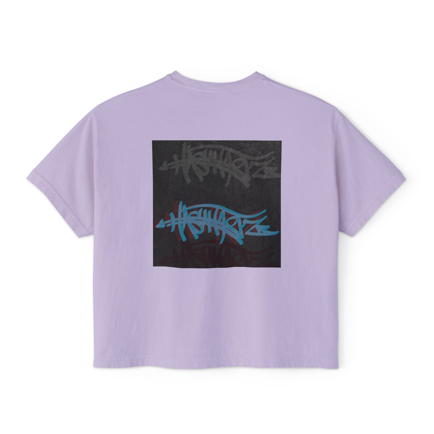 Stylish Women's Boxy Tee with HASHTAGZ Graffiti Bomb Graphic