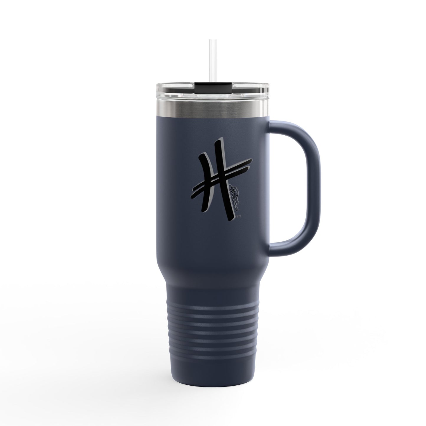 HASHTAGZ® - Insulated Travel Mug - 40oz, Motivational Coffee Tumbler, Personalized Drinkware, Reusable Mug for Outdoors, Unique Gift for Travelers