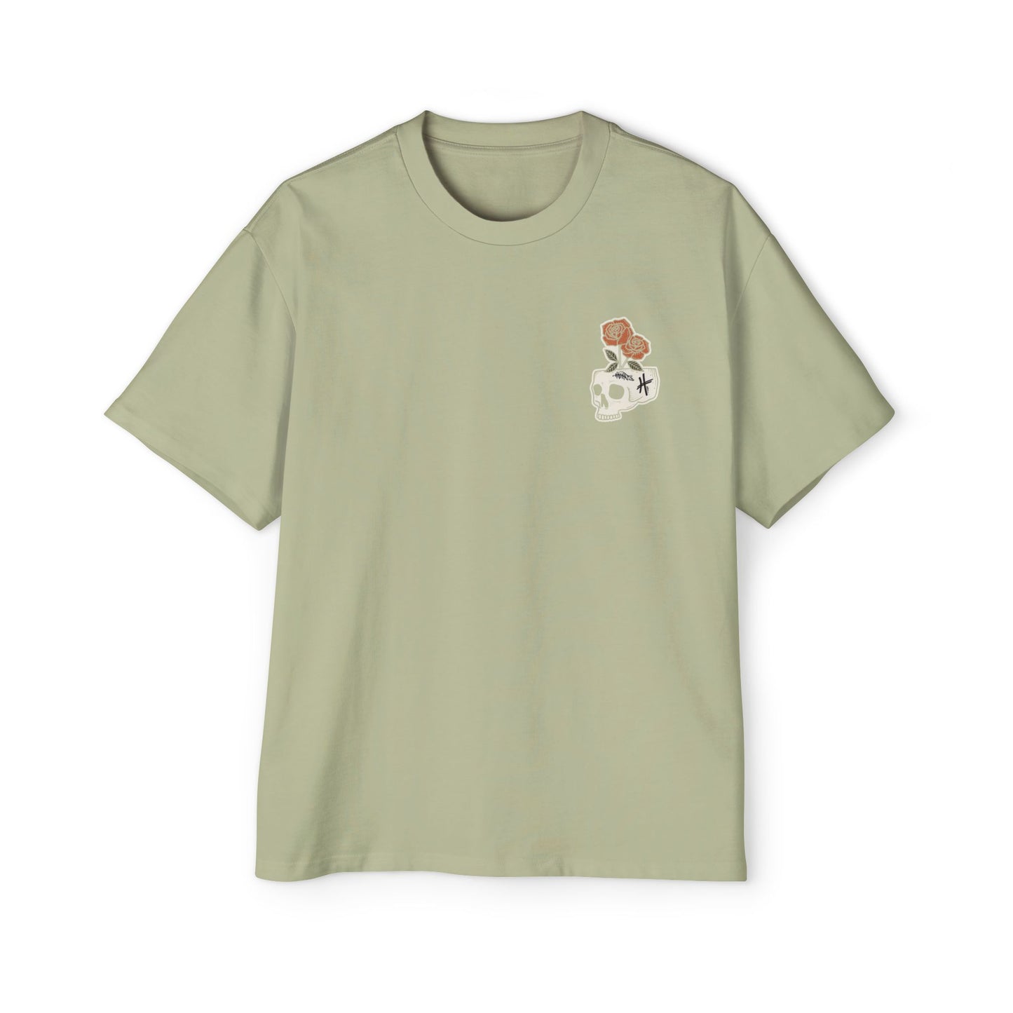 SKULLiROSiS OVERSIZED T-SHIRT - HASHTAGZ THC DESIGNS