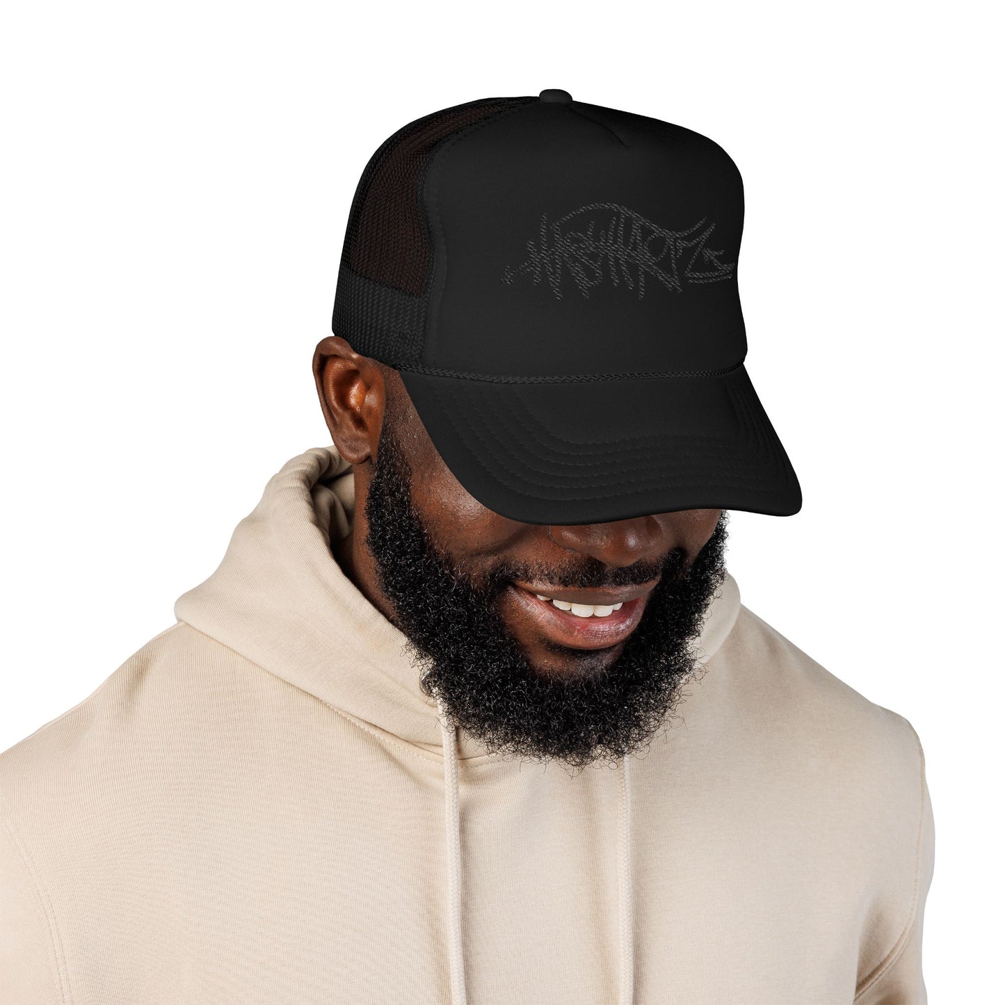HASHTAGZ® ~ TAGGED UP! - Embroidered Foam Trucker Hat with Unique Design | Stylish Gift for Outdoorsy Souls, Fishing, Nature Lovers, Summer Events