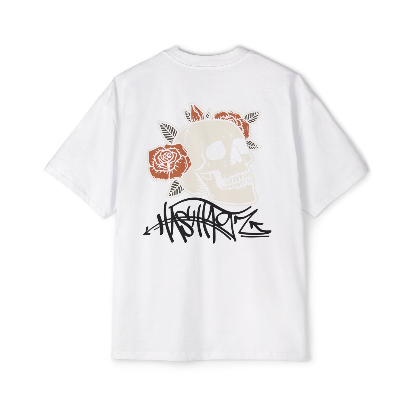 SKULLiROSiS OVERSIZED T-SHIRT - HASHTAGZ THC DESIGNS