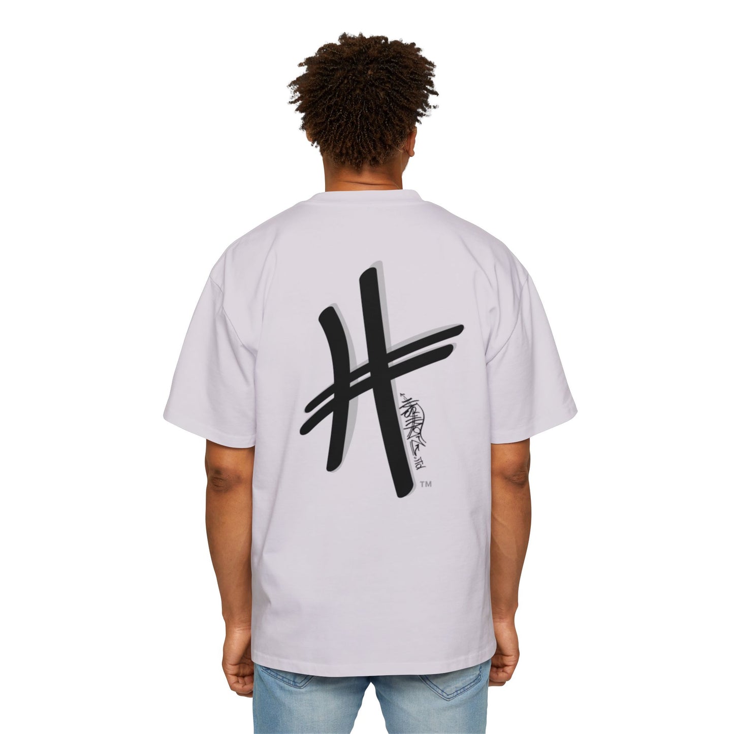 HASHTAGZ - TAGGED UP! - LOGO Heavy Oversized Tee 15% Viscose