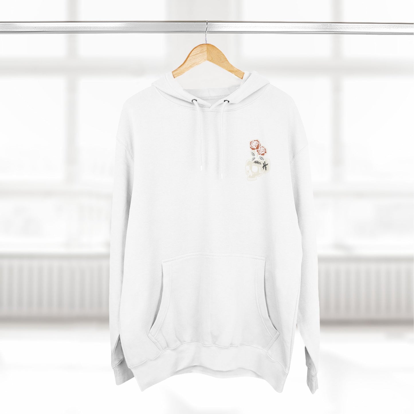 HASHTAGZ SKULLiROSiS HOODIE DESIGNS BY THC