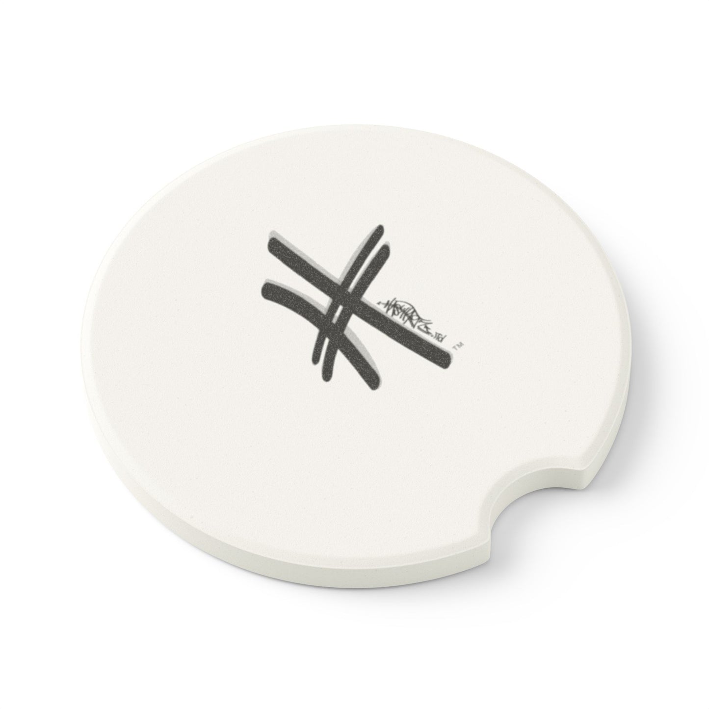 Soapstone Car Coaster, Unique Car Accessories, Gift for Drivers, Car Interior Decor