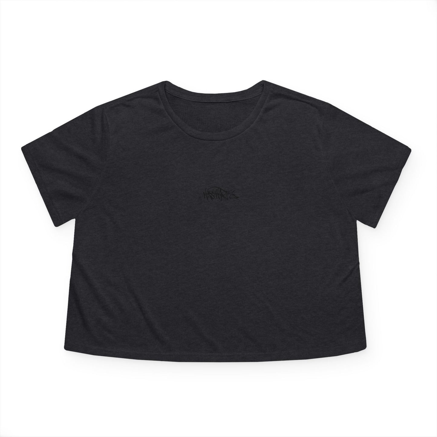 HASHTAGZ - TAGGED UP! XO -Flowy Cropped Tee