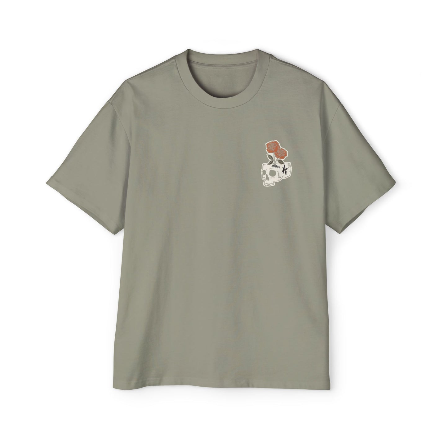 SKULLiROSiS OVERSIZED T-SHIRT - HASHTAGZ THC DESIGNS