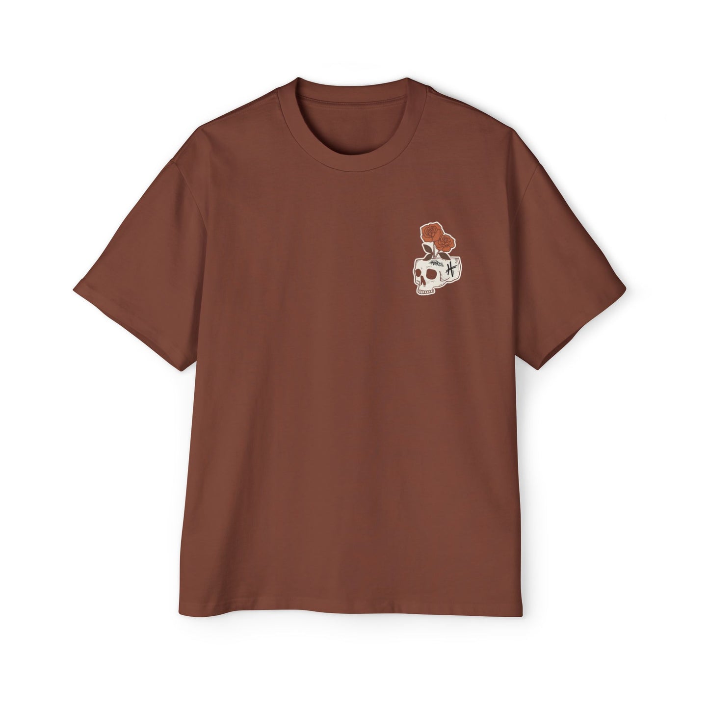 SKULLiROSiS OVERSIZED T-SHIRT - HASHTAGZ THC DESIGNS