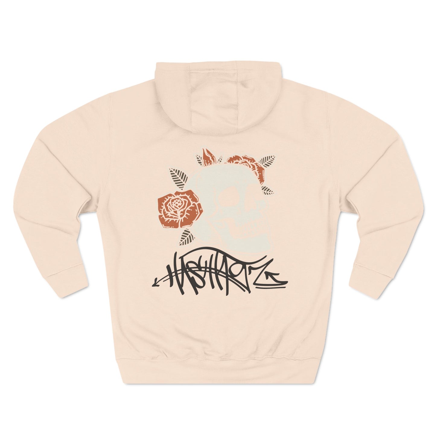 HASHTAGZ SKULLiROSiS HOODIE DESIGNS BY THC
