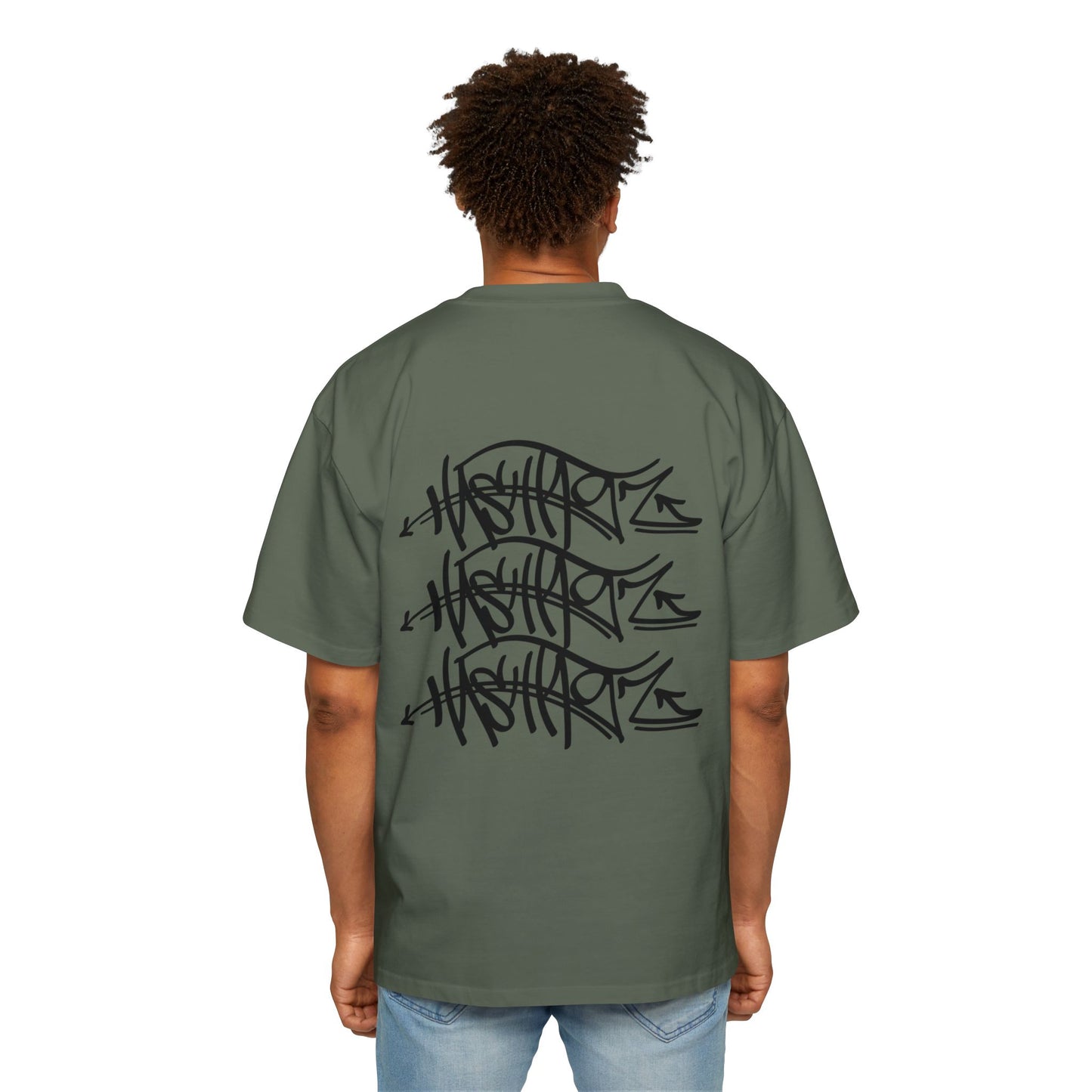 HASHTAGZ LTD - TAGGED UP! - Men's Oversized Graphic Tee