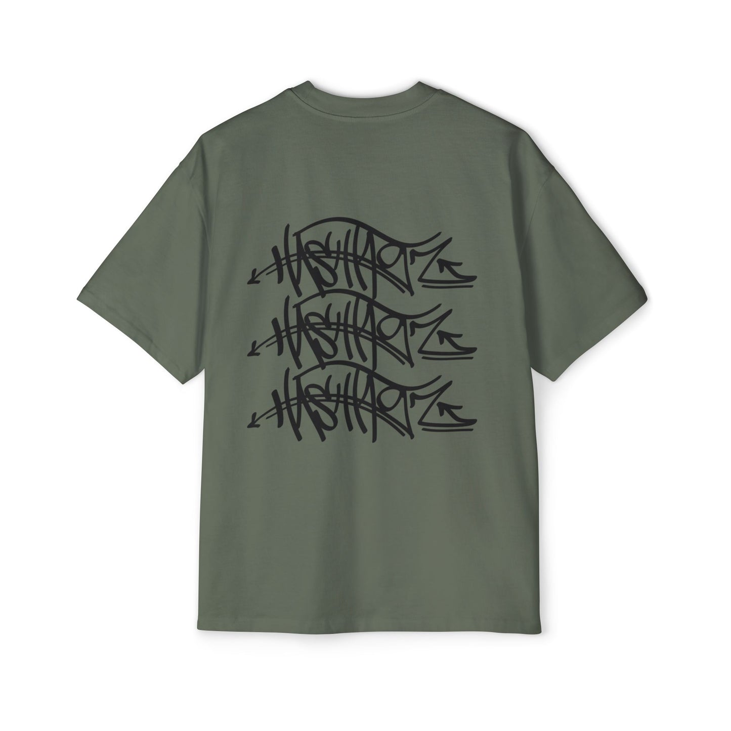 HASHTAGZ LTD - TAGGED UP! - Men's Oversized Graphic Tee