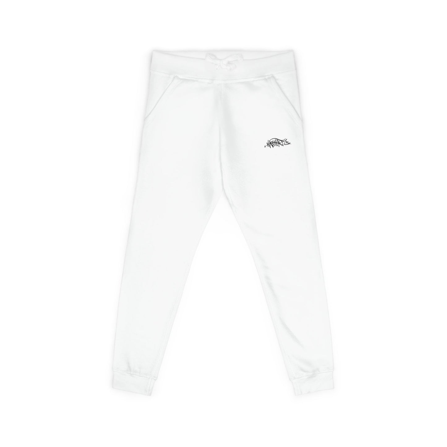HASHTAGZ® ~ Cozy Embroidered Fleece Sweatpants for Relaxation and Style, Unisex Lounge Wear, Casual Chilling, Gift for Him/Her