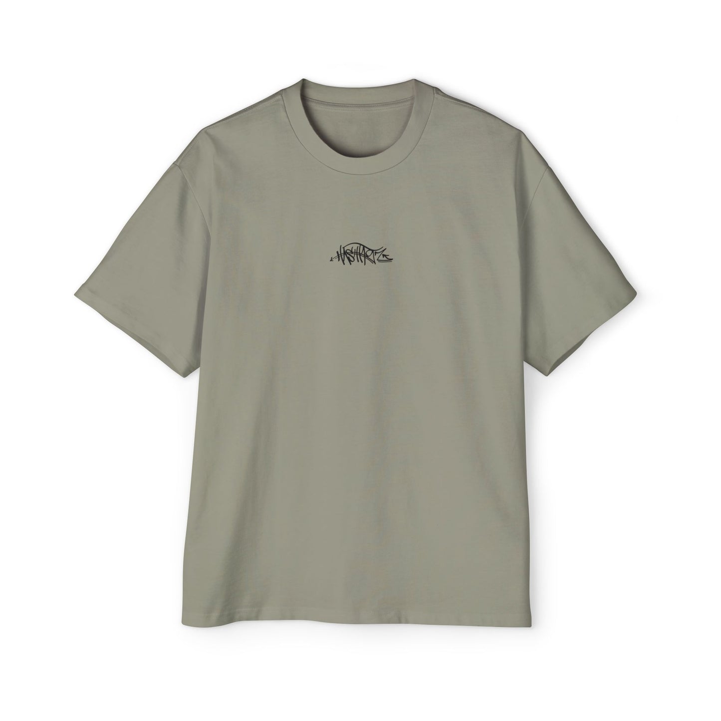 HASHTAGZ - TAGGED UP! - LOGO Heavy Oversized Tee 15% Viscose