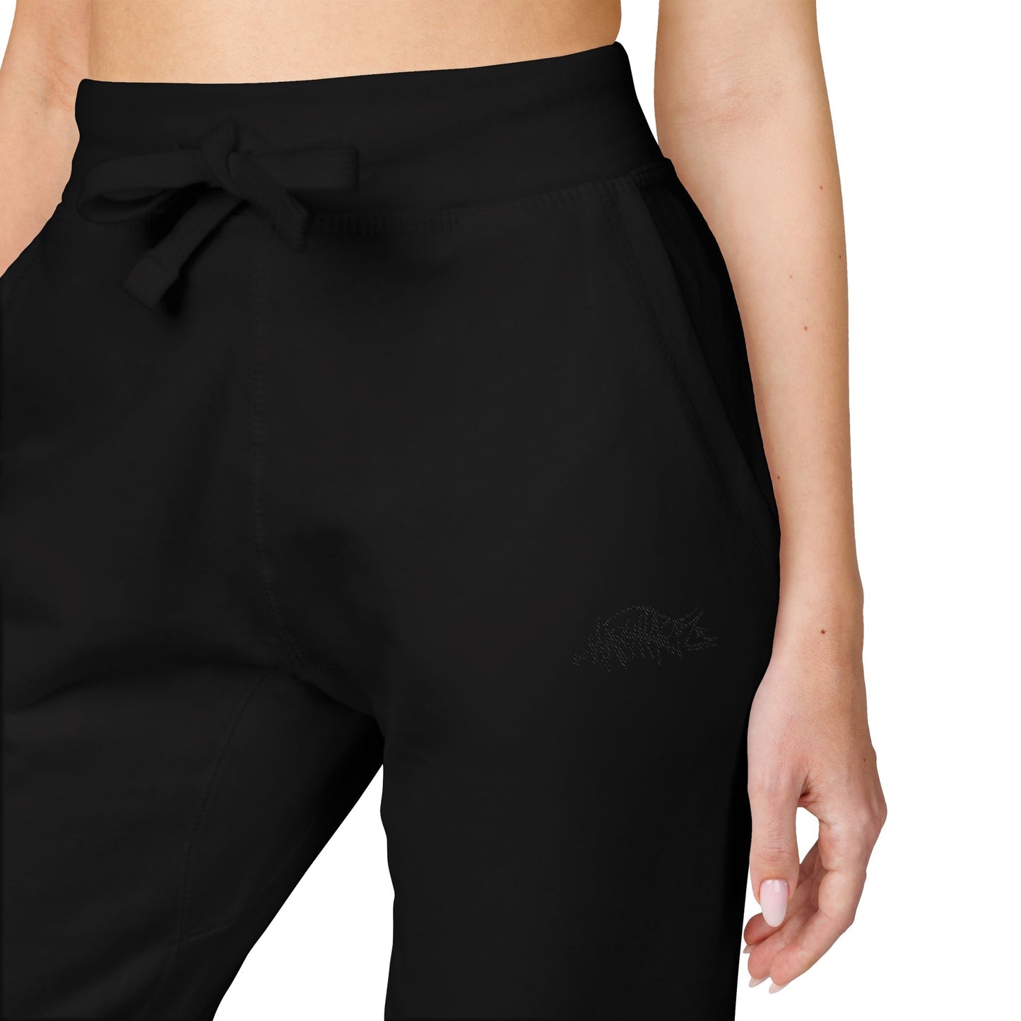 HASHTAGZ® ~ Cozy Embroidered Fleece Sweatpants for Relaxation and Style, Unisex Lounge Wear, Casual Chilling, Gift for Him/Her