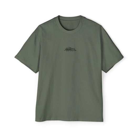 HASHTAGZ® - TAGGED UP! - LOGO Heavy Oversized Tee 15% Viscose