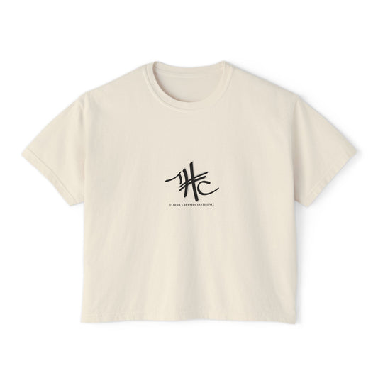 Stylish Women's Boxy Tee with HASHTAGZ Graffiti Bomb Graphic