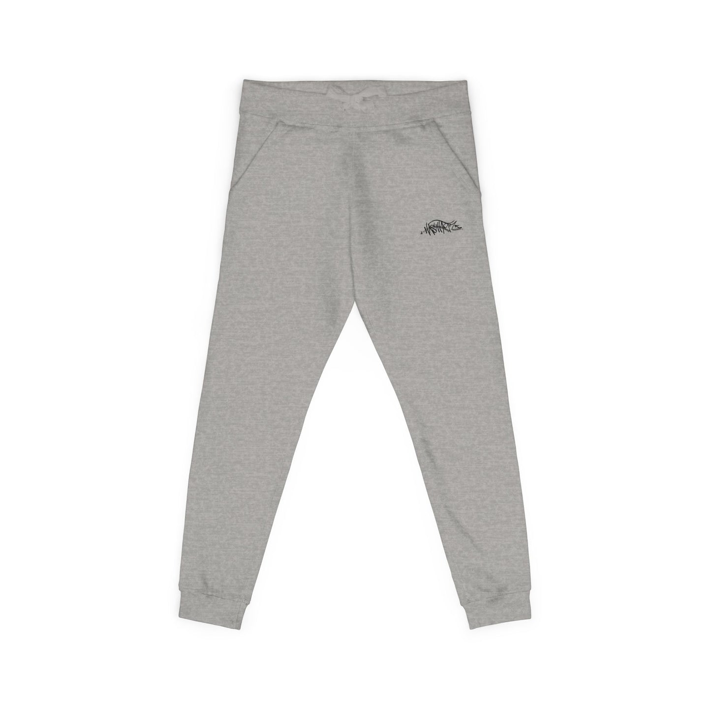 HASHTAGZ® ~ Cozy Embroidered Fleece Sweatpants for Relaxation and Style, Unisex Lounge Wear, Casual Chilling, Gift for Him/Her