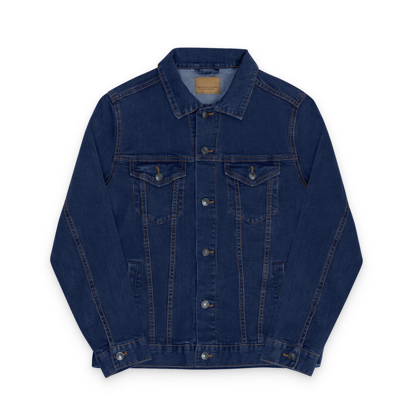 HASHTAGZ TAGGED UP! - Stylish Unisex Embroidered Denim Jacket, Casual Jacket, Trendy Outerwear, Layering Piece, Gift for Him/Her