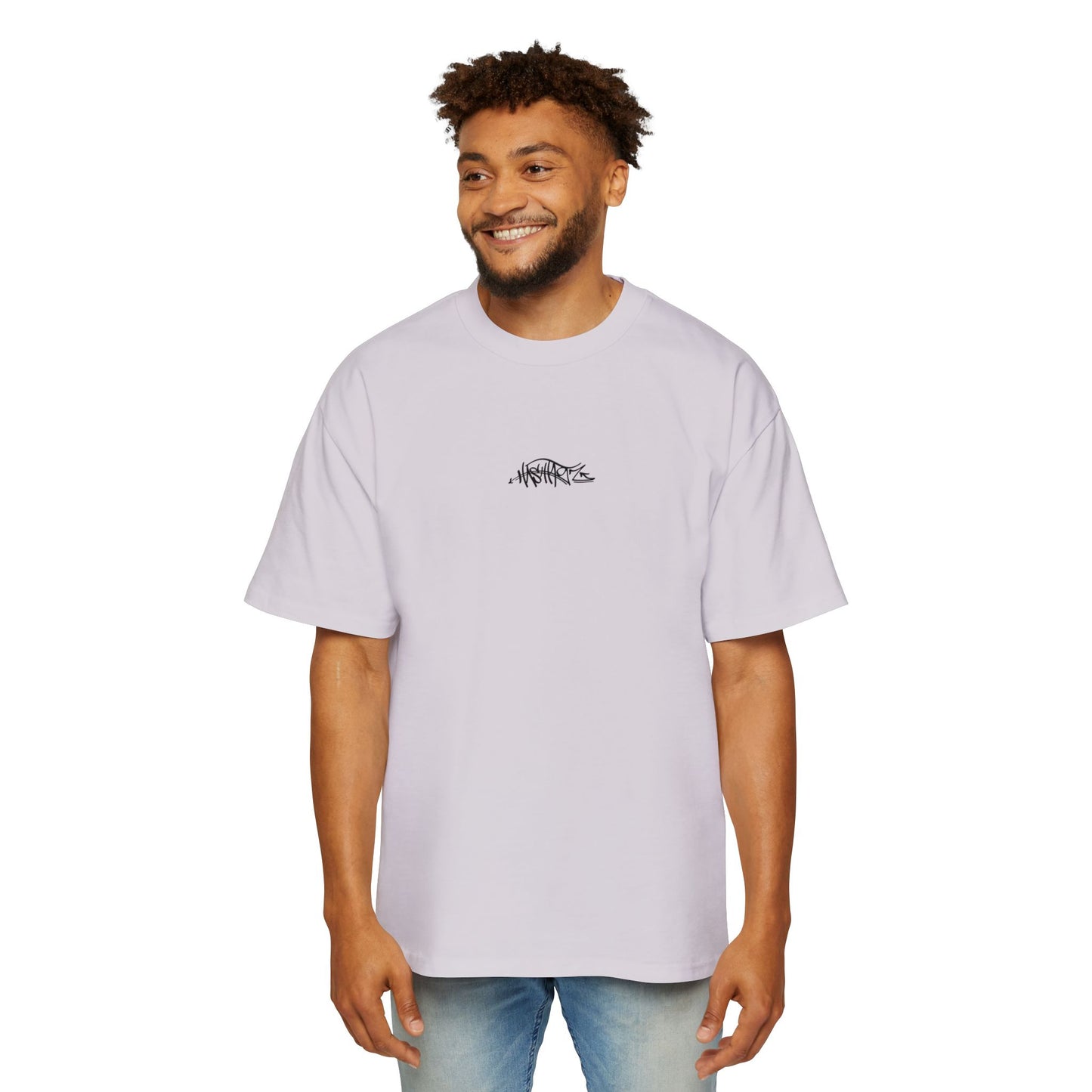 HASHTAGZ - TAGGED UP! - LOGO Heavy Oversized Tee 15% Viscose