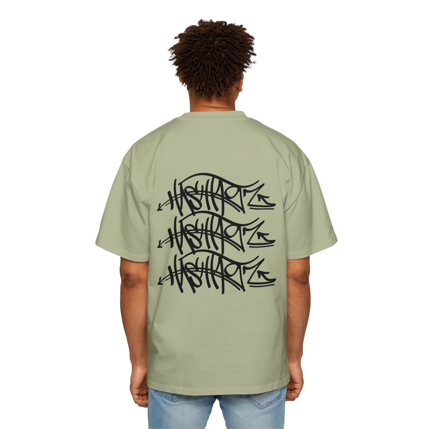 HASHTAGZ LTD - TAGGED UP! - Men's Oversized Graphic Tee