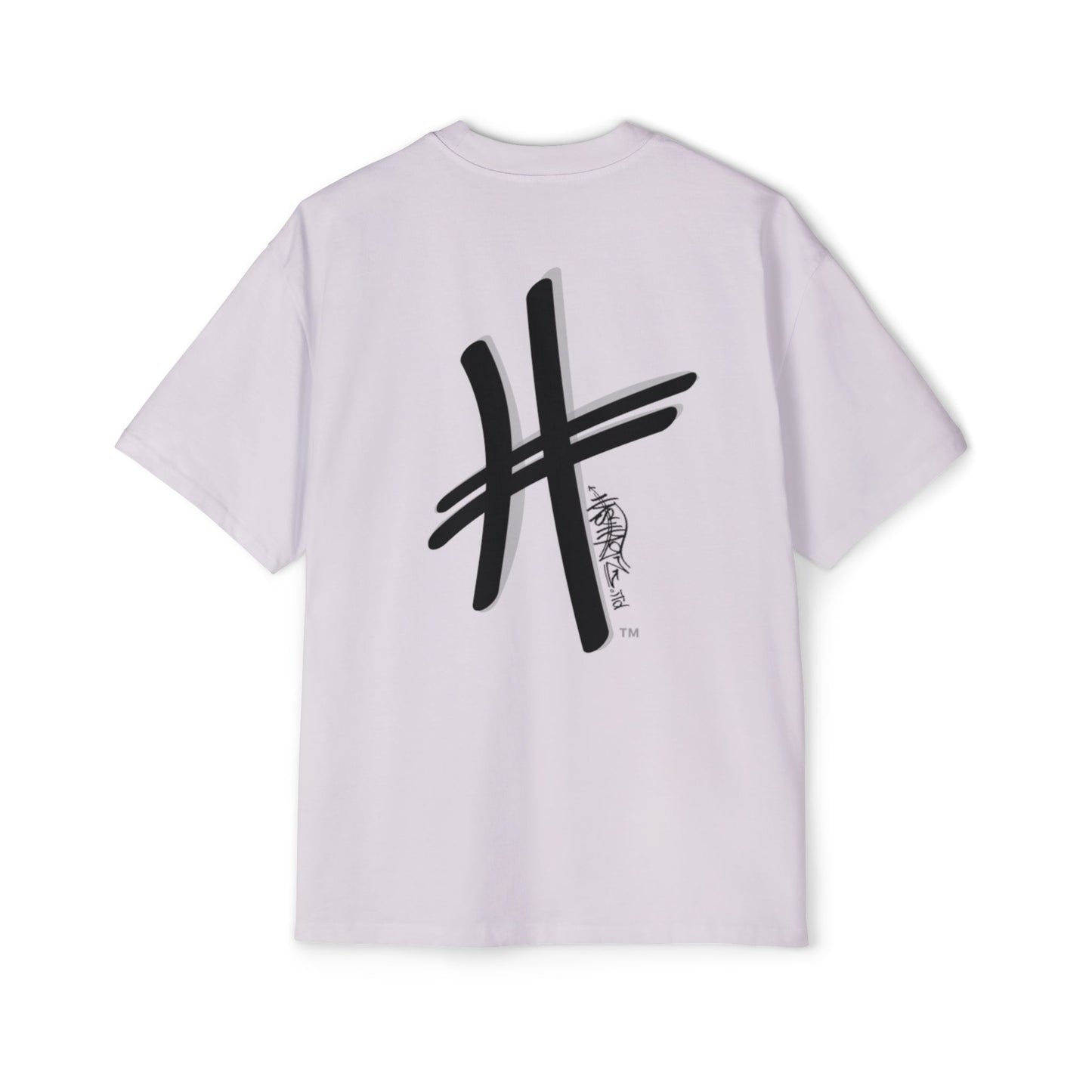 HASHTAGZ - TAGGED UP! - LOGO Heavy Oversized Tee 15% Viscose