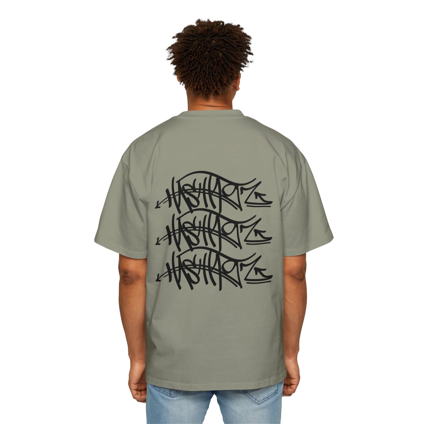 HASHTAGZ LTD - TAGGED UP! - Men's Oversized Graphic Tee