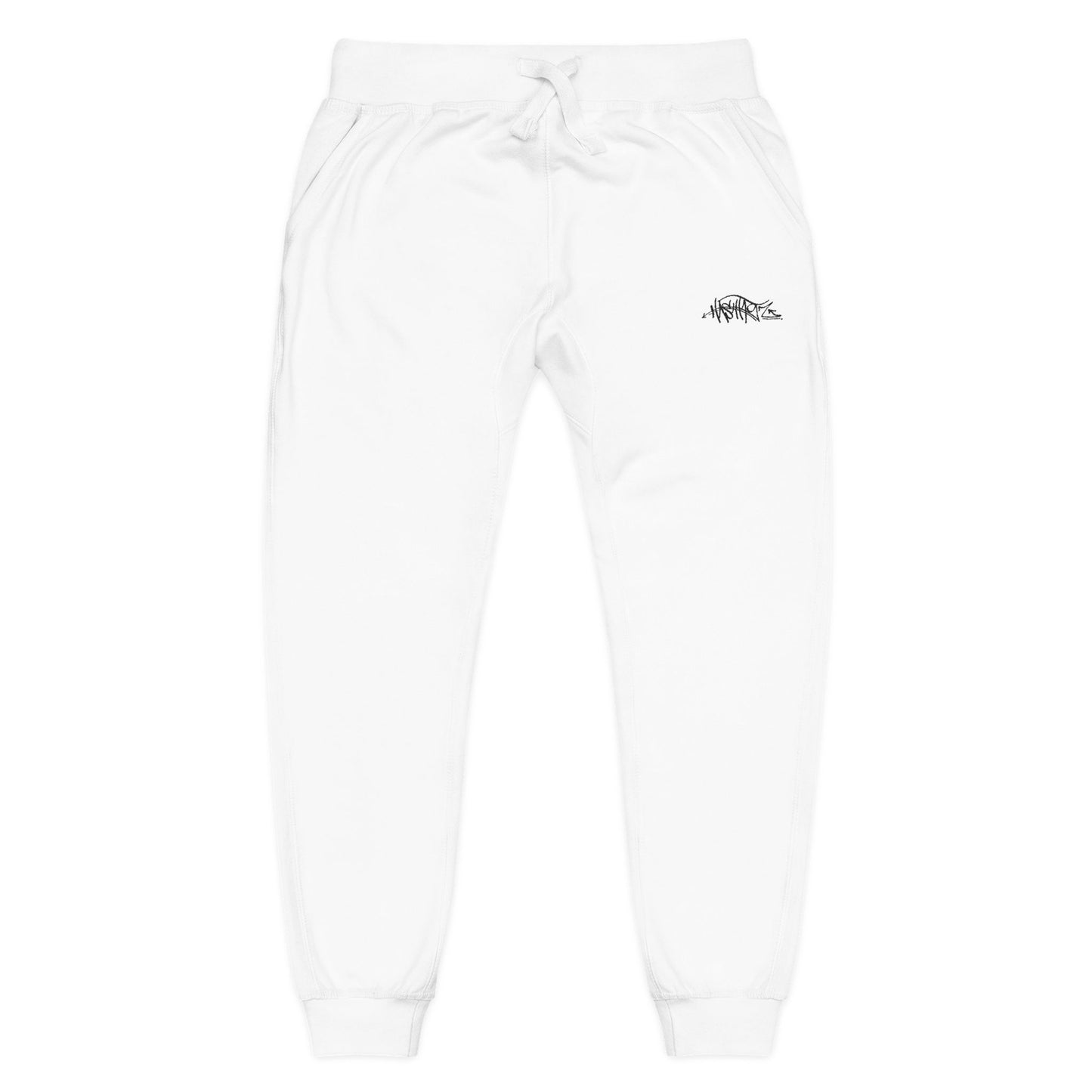 HASHTAGZ® ~ Cozy Embroidered Fleece Sweatpants for Relaxation and Style, Unisex Lounge Wear, Casual Chilling, Gift for Him/Her