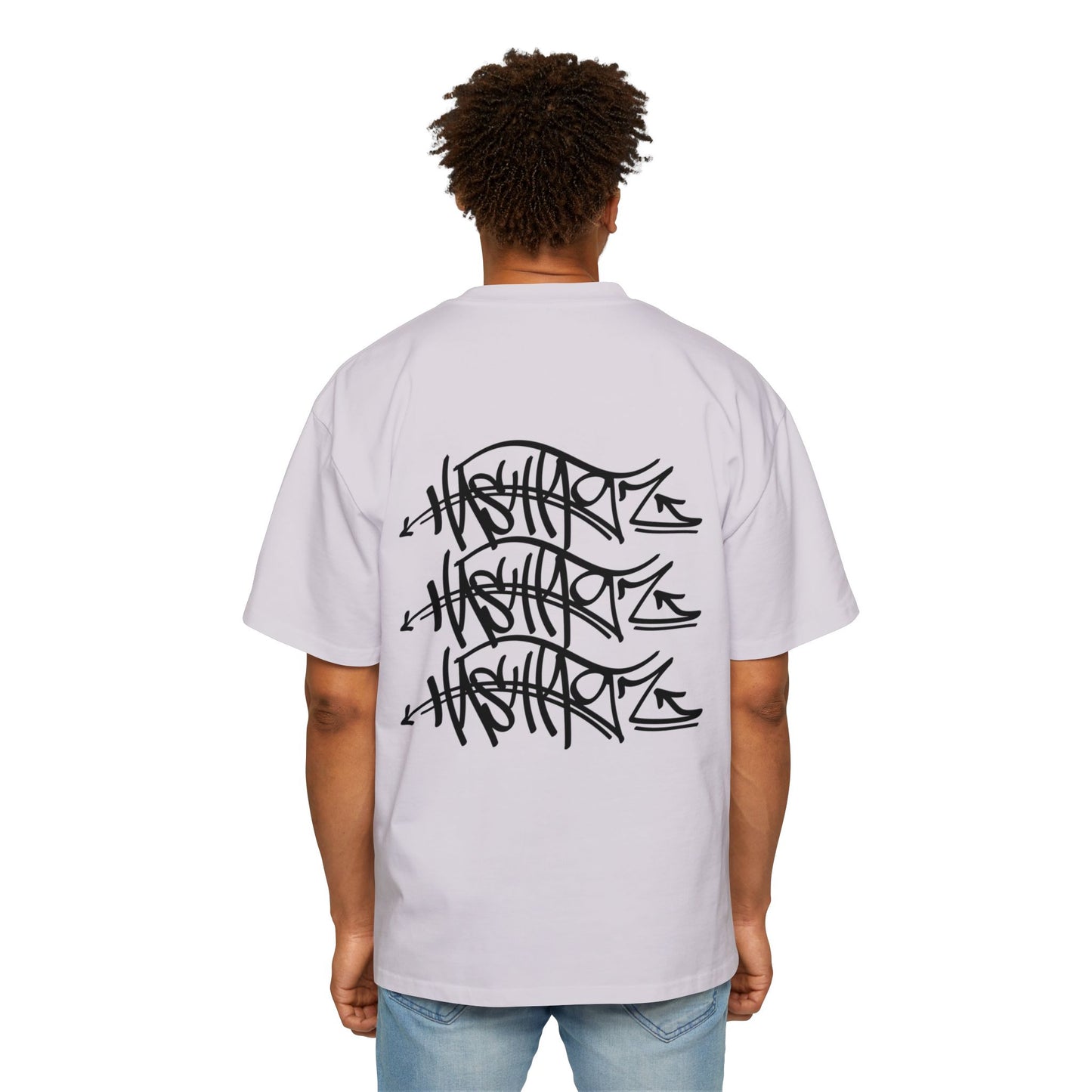 HASHTAGZ LTD - TAGGED UP! - Men's Oversized Graphic Tee