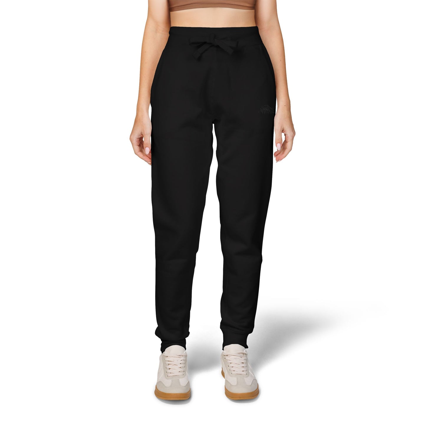 HASHTAGZ® ~ Cozy Embroidered Fleece Sweatpants for Relaxation and Style, Unisex Lounge Wear, Casual Chilling, Gift for Him/Her