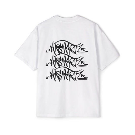 HASHTAGZ LTD - TAGGED UP! - Men's Oversized Graphic Tee
