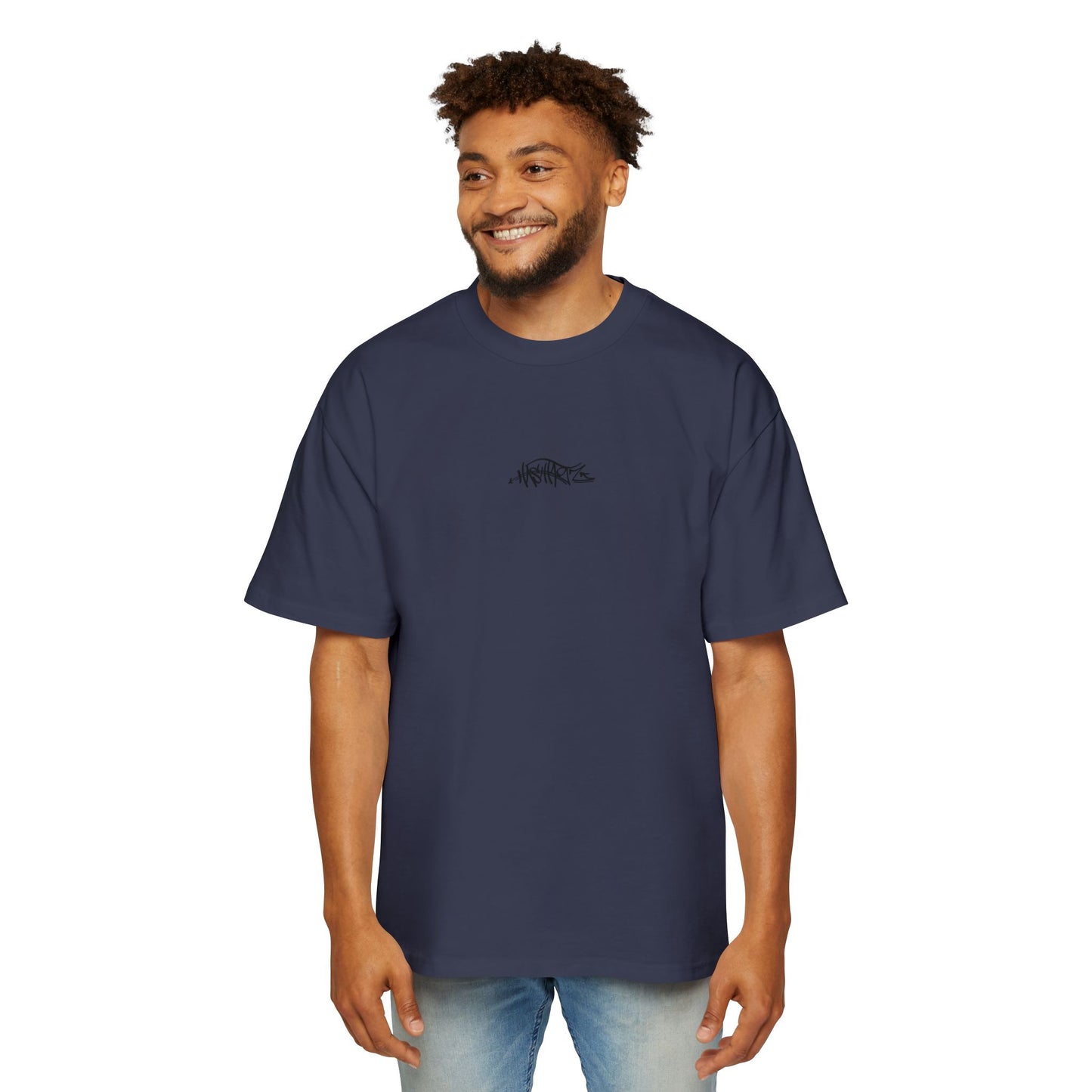 HASHTAGZ - TAGGED UP! - LOGO Heavy Oversized Tee 15% Viscose