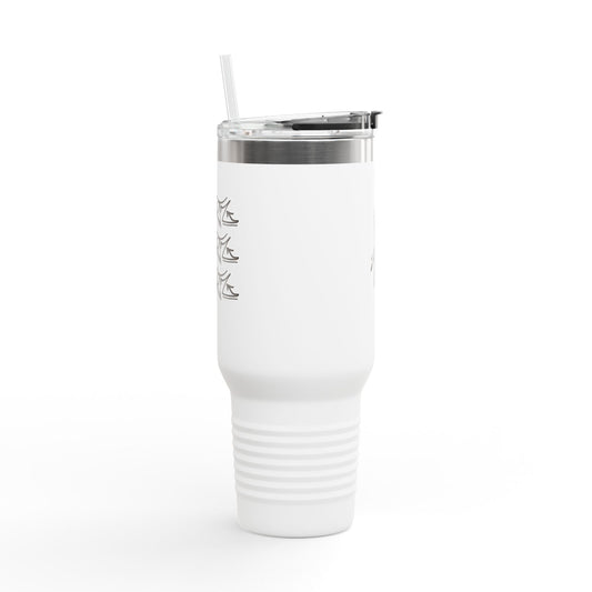 HASHTAGZ® - Insulated Travel Mug - 40oz, Motivational Coffee Tumbler, Personalized Drinkware, Reusable  Mug for Outdoors, Unique Gift for Travelers