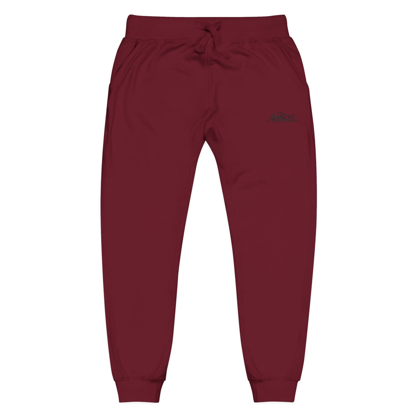 HASHTAGZ® ~ Cozy Embroidered Fleece Sweatpants for Relaxation and Style, Unisex Lounge Wear, Casual Chilling, Gift for Him/Her