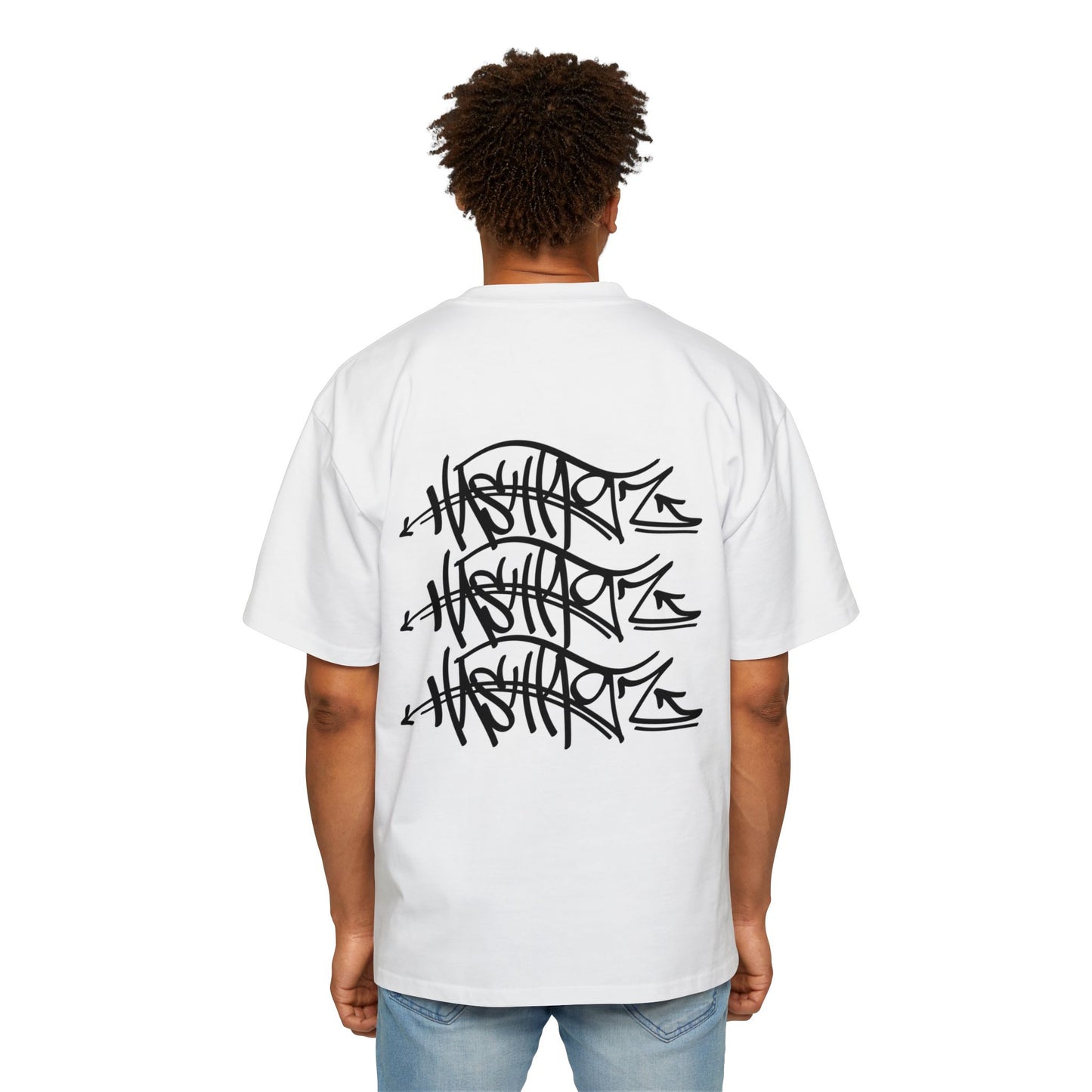 HASHTAGZ LTD - TAGGED UP! - Men's Oversized Graphic Tee