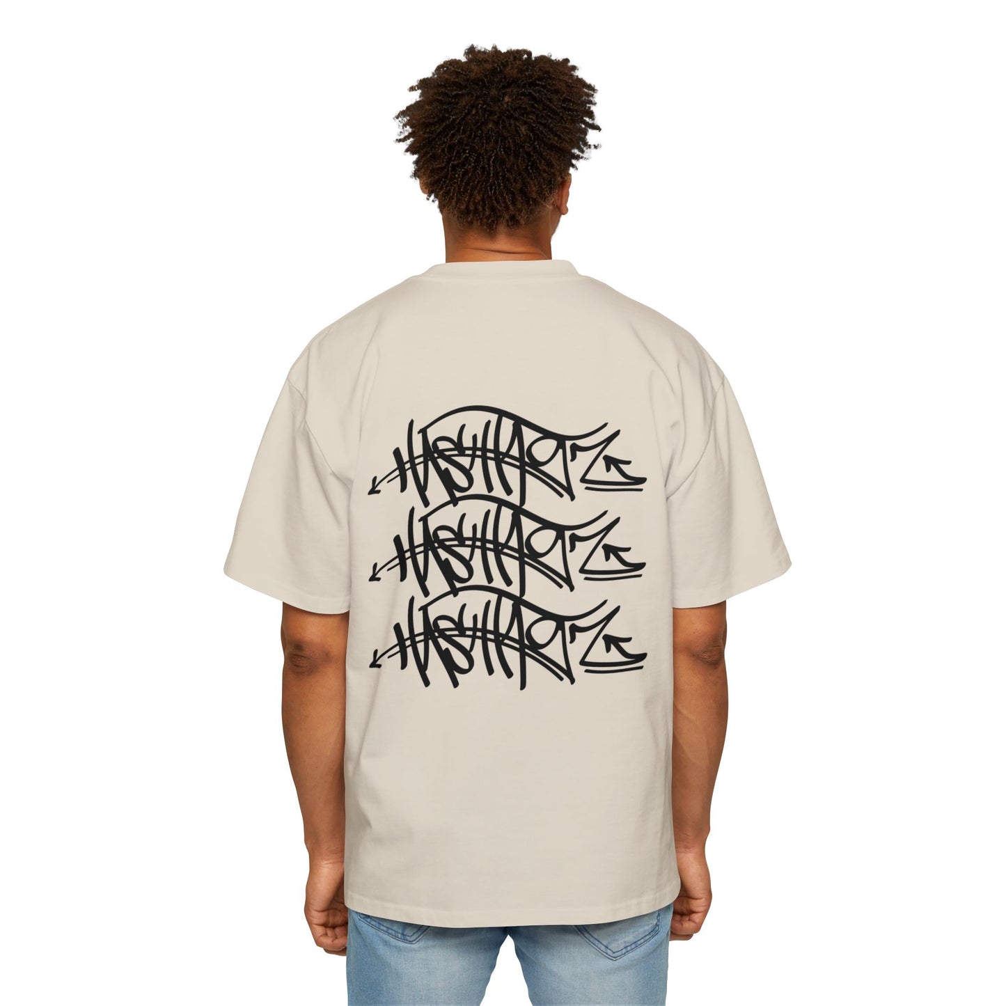 HASHTAGZ LTD - TAGGED UP! - Men's Oversized Graphic Tee