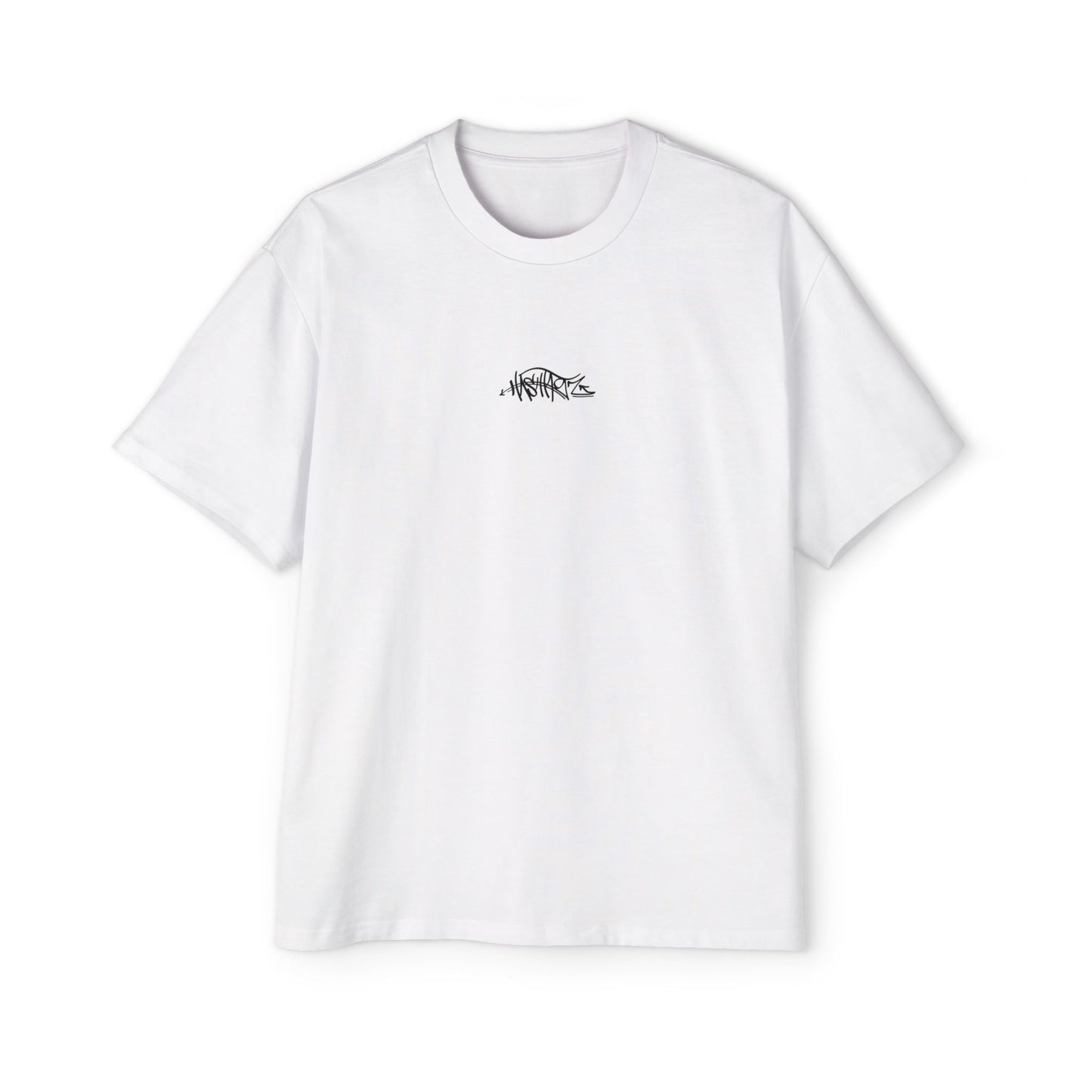 HASHTAGZ - TAGGED UP! - LOGO Heavy Oversized Tee 15% Viscose